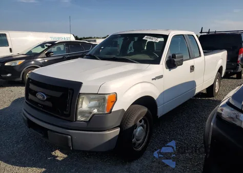 2014 Ford F150 Super Cab из США, поврежденный, VIN 1FTFX1CF1EKG53329